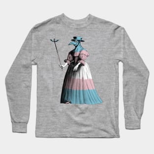 Trans Lady Plague Doctor (antique) Long Sleeve T-Shirt